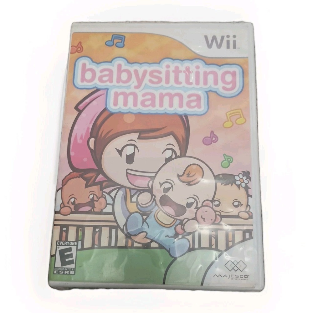Babysitting Mama Nintendo Wii Genuine OEM Authentic Complete With Manual CIB